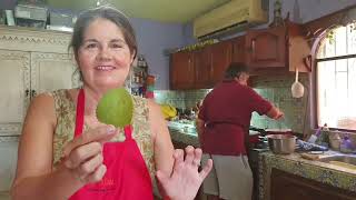 Chile relleno de plátano macho 