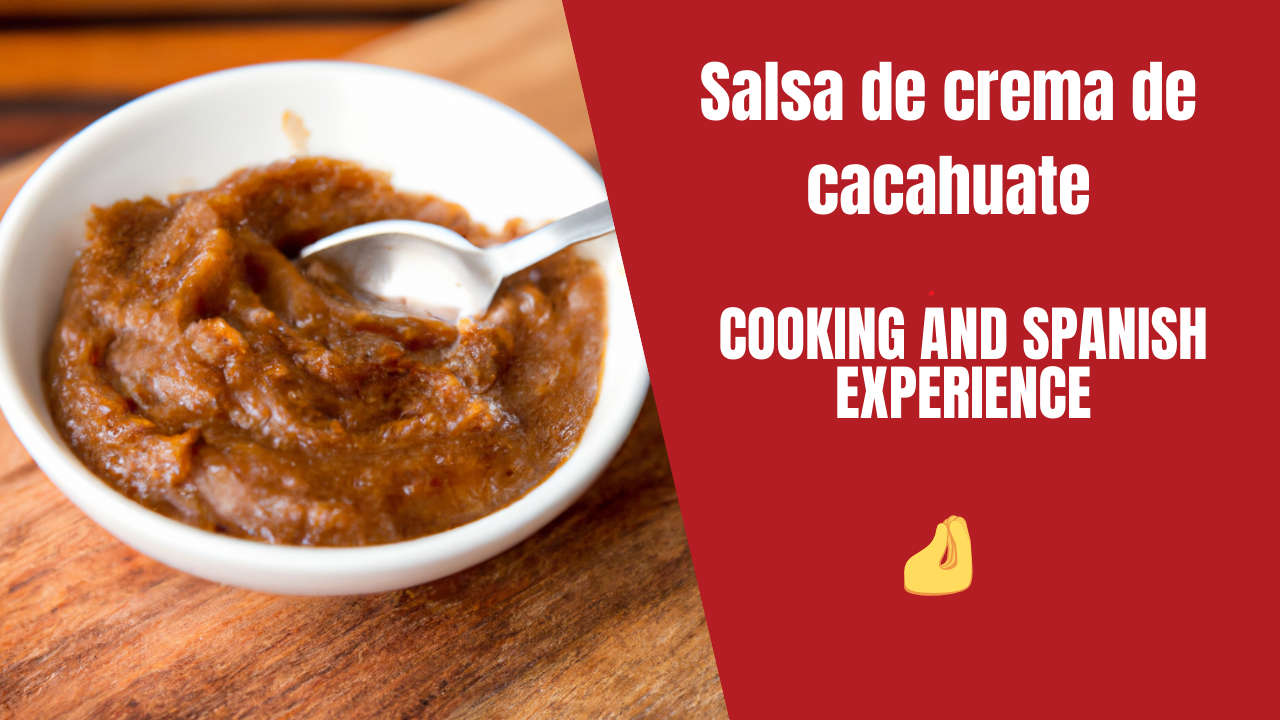 Salsa de crema de cacahuate