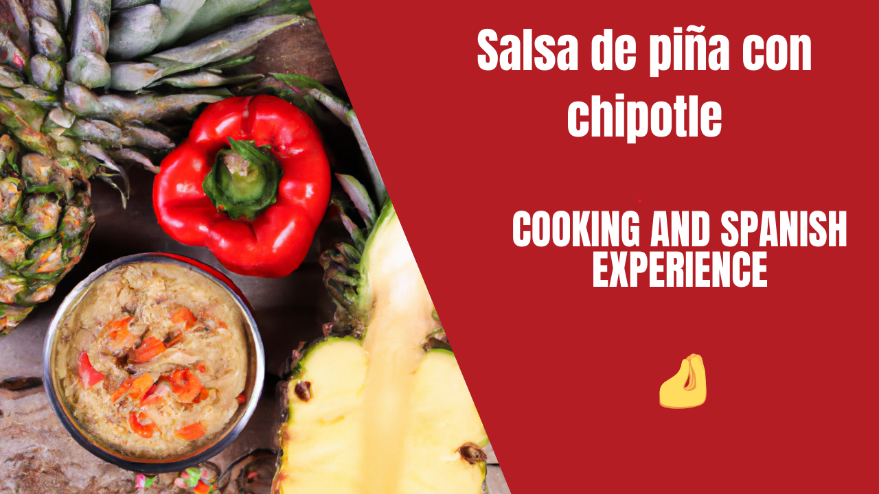 Salsa de piña con salsa chipotle 