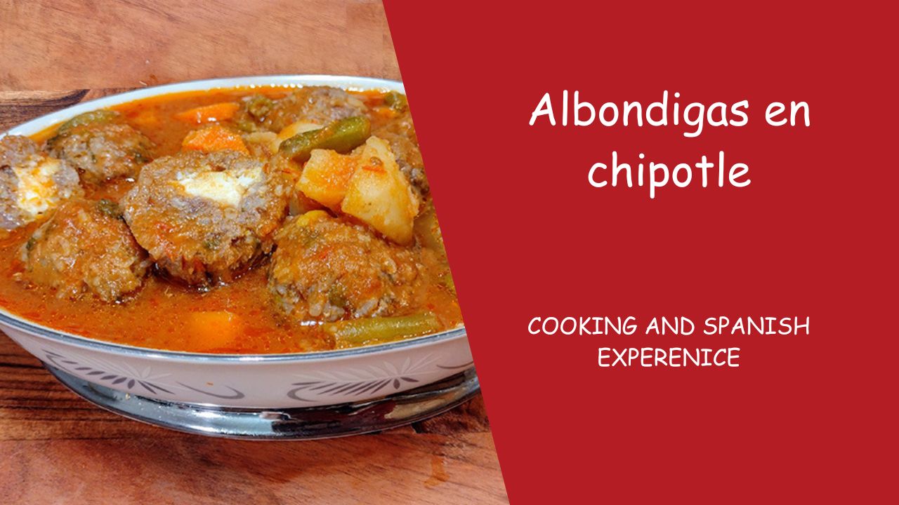 Albondigas con chipotle