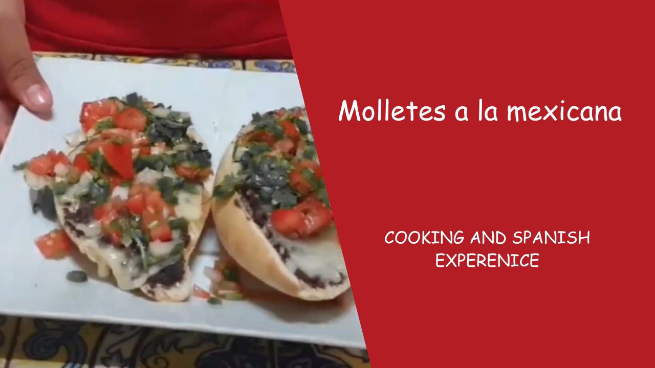 Molletes a la mexicana