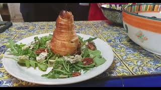 Ensalada de pera y queso azul