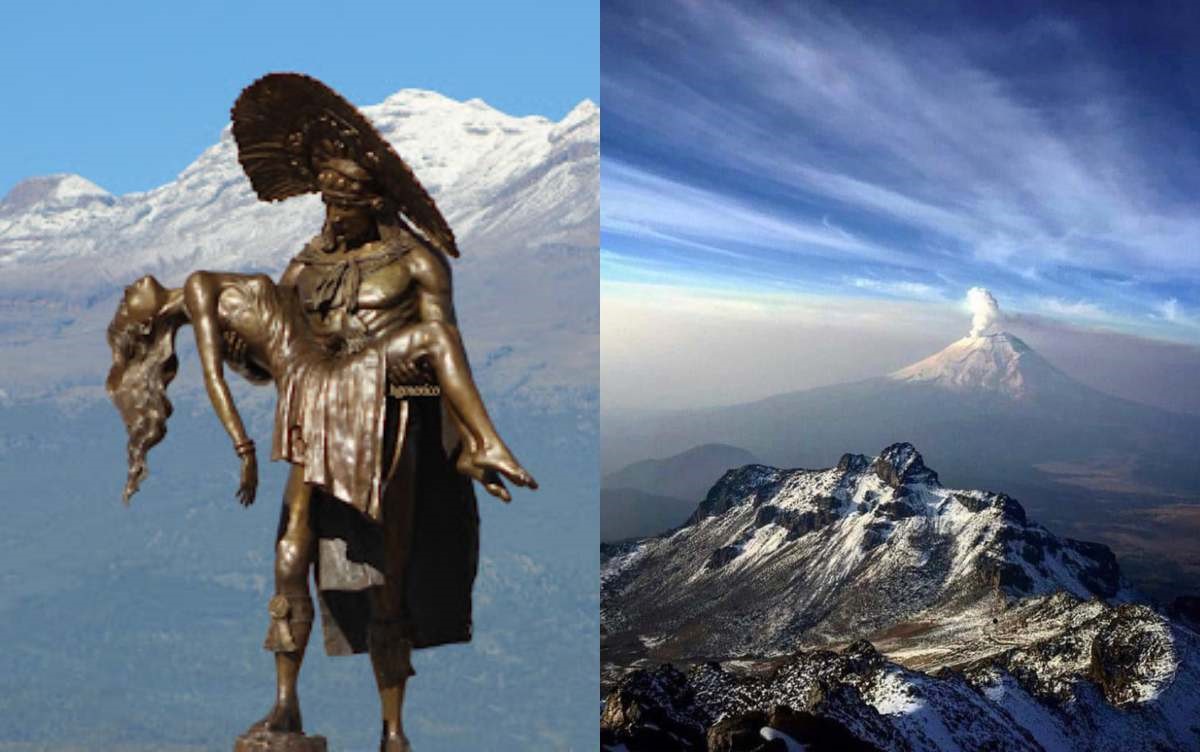 La leyenda del Iztaccíhuatl y el Popocatépetl